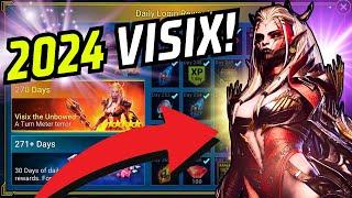 BEST BUILD FOR VISIX THE UNBOWED IN 2024  RAID SHADOW LEGENDS