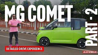 2024 MG Comet EV most detailed drive review offroad torture test comfort power range  part 2