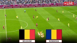 LIVE  BELGIUM vs ROMANIA I I Efootball Pes 2021 GAMEPLAY