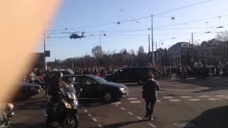 Obama visiting Amsterdam 24.03.14