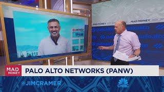 Palo Alto Networks CEO Nikesh Arora talks earnings with Jim Cramer