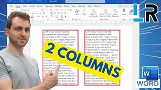 MS Word Use Two Columns Independent - 1 MINUTE
