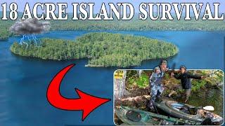 18 Acre Island Survival Challenge - No Food No Water No Permission to... Dual Survival Challenge