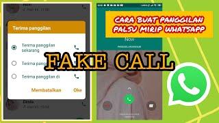 CARA MEMBUAT PANGGILAN PALSU DI WHATSAPP