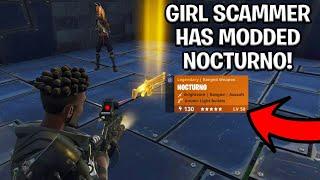 Girl Scammer Loses Modded Nocturno Scammer Gets Scammed Fortnite Save The World