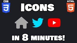 Learn CSS icons in 8 minutes 