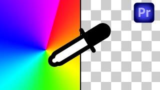How To Remove a Color From Video in Premiere Pro