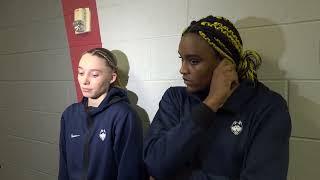 Paige Bueckers and Aaliyah Edwards Postgame Press Conference 211 USC