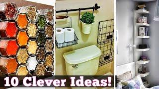 10 EASY Space Saving DIY Projects For Small Homes