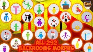 ALL How to get ALL 292 BACKROOMS MORPHS in Backrooms Morphs  Roblox