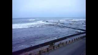 Tsunami at Taneichi port Iwate Prefecture