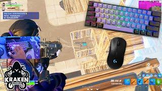 Unboxing Kraken Pro 60% + Fortnite Keyboard & Mouse Sounds ASMR Gameplay 