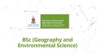 UP BSc Geography and Environmental Sciences