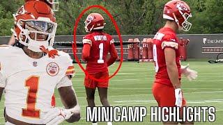 The Kansas City Chiefs Rookie Minicamp Is INSANE.... Xavier Worthy FIRST LOOK Minicamp Highlights