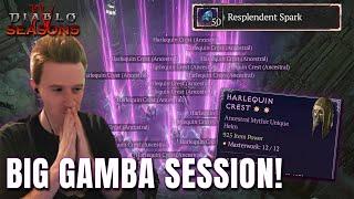 CRAFTING 16 SHAKOS BIG GAMBA SESSION in Season 5 Diablo 4