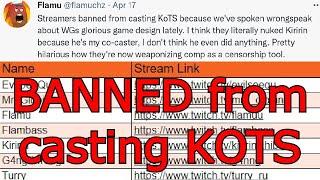 WG Banned MORE streamers from KOTS