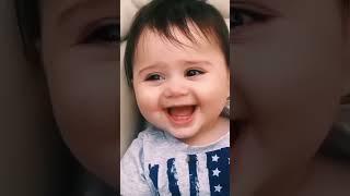 Cute baby laughing compilation ️ #cutebaby #cutebabylaughing  funnybaby #cutesmile #youtubeshorts