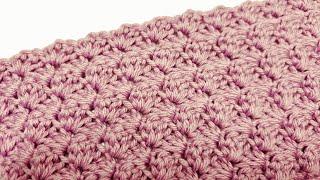 Crochet Easy Stitch For Blankets Scarfs and More - Crochet Blanket Stitch