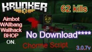 Krunker.io HACK SCRIPT  **no Download** Tampermonkey  Aimbot  wallbang  AntiBan  ChotuGamerYT