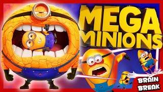 MINION’s SUPERPOWER GAME ‍️Despicable me 4 kids BRAIN BREAKGuess the Mega Minion  Just Dance