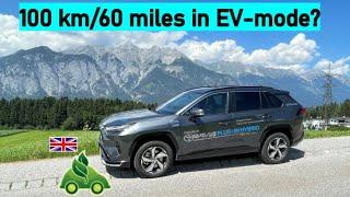 Toyota RAV 4 Prime Plug-In Hybrid - electric range test