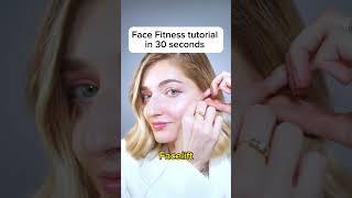 Face Fitness Tutorial in 30 seconds  Face Fitness Facial Fitness Facial Yoga