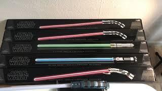 Star wars lightsabers top 5 RAREST force fx by hasbro. Count dooku obi wan kit fisto & ventress