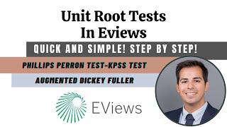 Unit root tests in Eviews - Stationarity