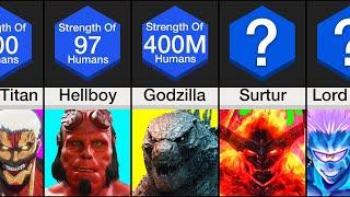 Comparison Most Powerful Monsters