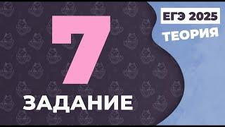 ЕГЭ по русскому языку 2021. Задание 7 теория.