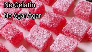 How to Make Gummy Candy without Gelatin And Agar Agar  Jujubes  Jello Candy by FooD HuT