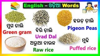 English Odia word meaning  English Odia dictionary  word book  Word meaning practice 