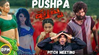 PUSHPA Pitch Meeting  Allu Arjun  Rashmika Mandanna Samantha  Telugulo 4k