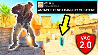 ANTI-CHEAT STOPS TO BAN CHEATERS - CS2 BEST MOMENTS