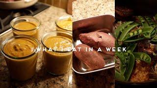 what i eat in a week vegan  MEAL PREPPING