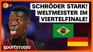 Brasilien – Deutschland Basketball Highlights  Olympia Paris 2024  sportstudio