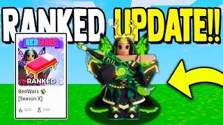 NEW RANKED UPDATE  Roblox Bedwars