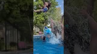 They BUTCHERED those flips #shortscreator #shorts #summer #pool #flip #kids #4yearold #6yearold