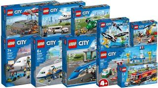 All LEGO City Airport sets 2014 - 2023 CompilationCollection Speed Build
