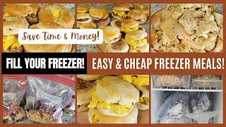 *BUDGET FREEZER PREP FOR BUSY MORNINGSSUPER EASY & AFFORDABLE RECIPES TO SAVE YOU TIME & MONEY