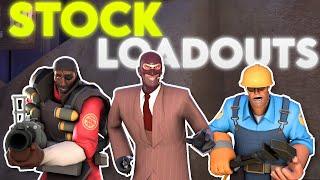 TF2 Reviewing Every STOCK LOADOUT Default Weapons Review For Beginners