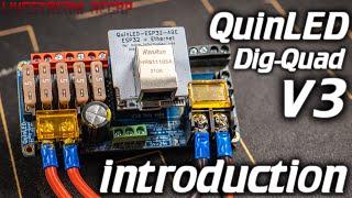 QuinLED QuinLED-Dig-Quad v3 introduction - 4 channel ws2812b controller with WLED