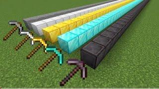 which pickaxe is faster?