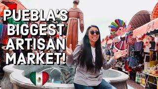 THE BEST ARTISAN MARKET IN PUEBLA EL PARIAN + PUEBLAs BEST FONDA  S1 Ep 31