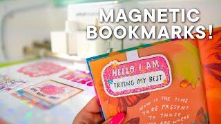 HOW TO MAKE MAGNETIC BOOKMARKS WITH YOUR CRICUT  Easy Tutorial