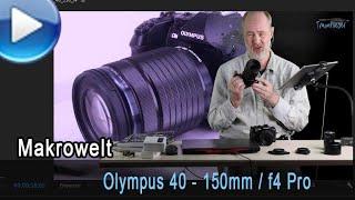 Olympus 40 - 150mm  f4 Pro im Vergleich zum 40 - 150mm28 Pro. Incl. Makrofähigkeiten.