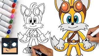 How To Draw Tails  Sonic Boom