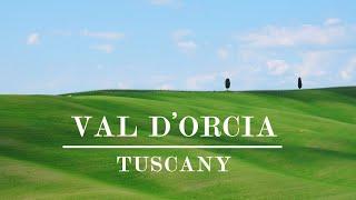 TUSCANY Val DOrcia  Pienza Montepulciano Montalcino 4K scenic travel