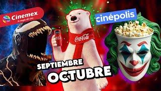 Palomeras CINEMEX y CINÉPOLIS confirmadas en OCTUBRE