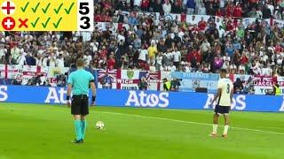 England vs Switzerland 5-3 Full Penalty-Shootout EURO 2024 Quarter-Final